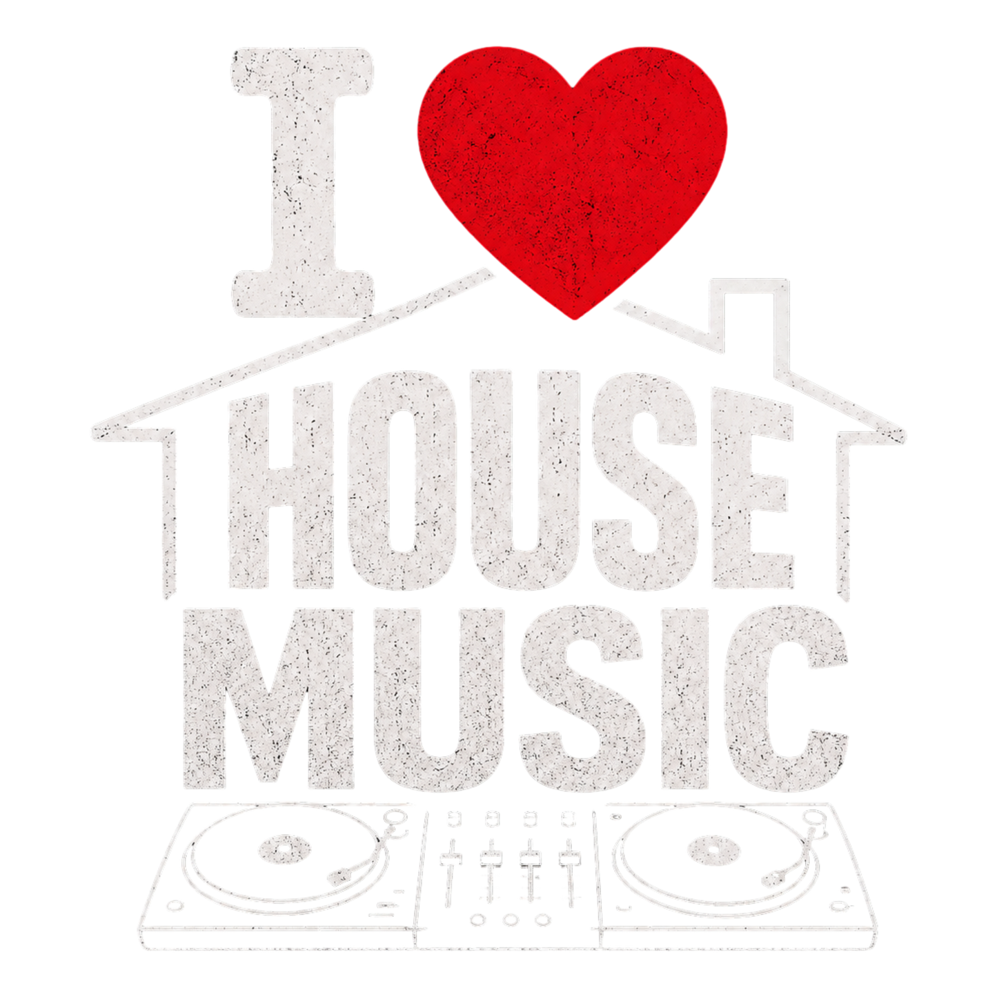 I Love House Music T-Shirt