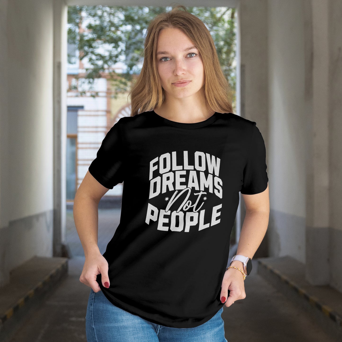 Follow Dreams Not People tee