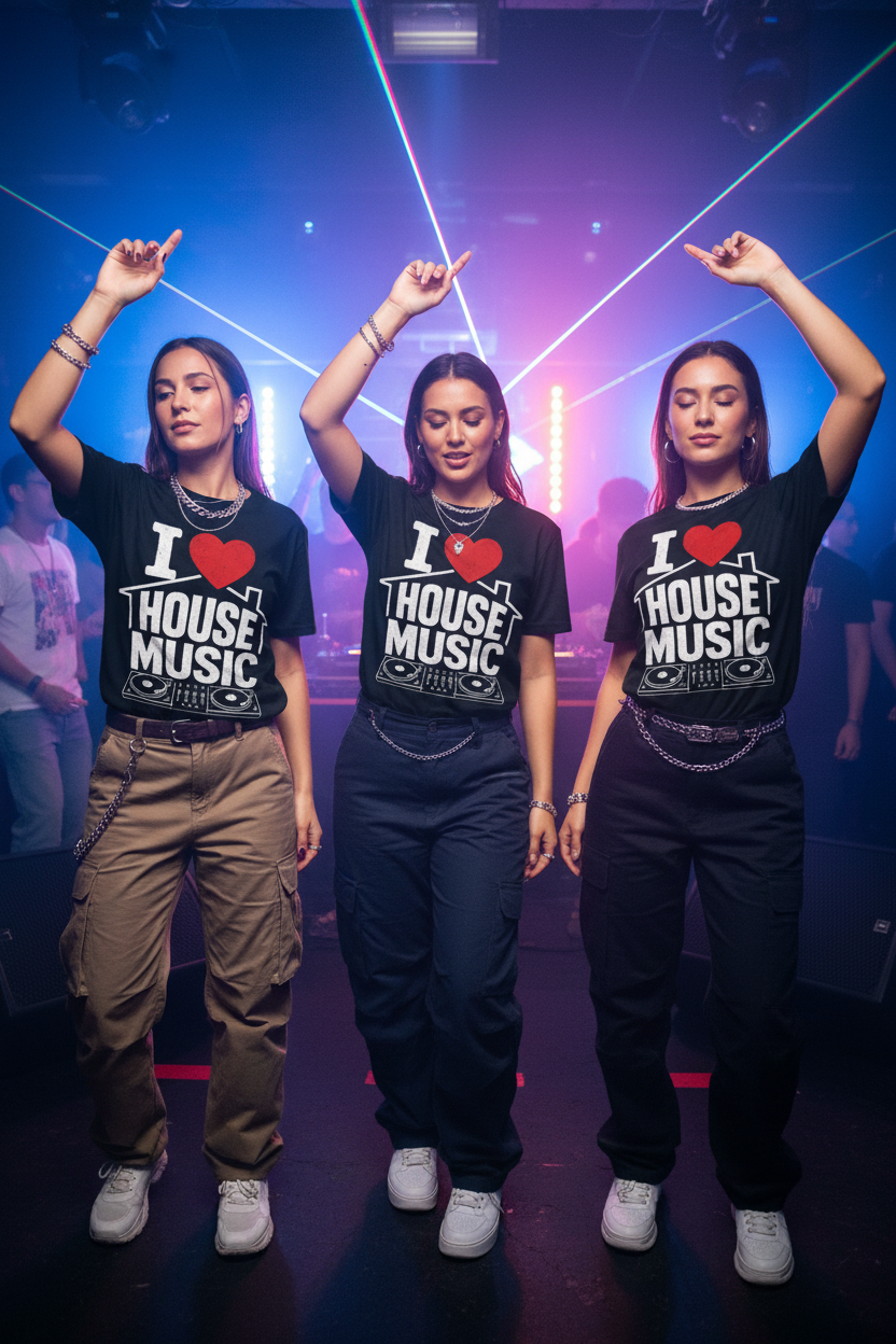 I Love House Music T-Shirt
