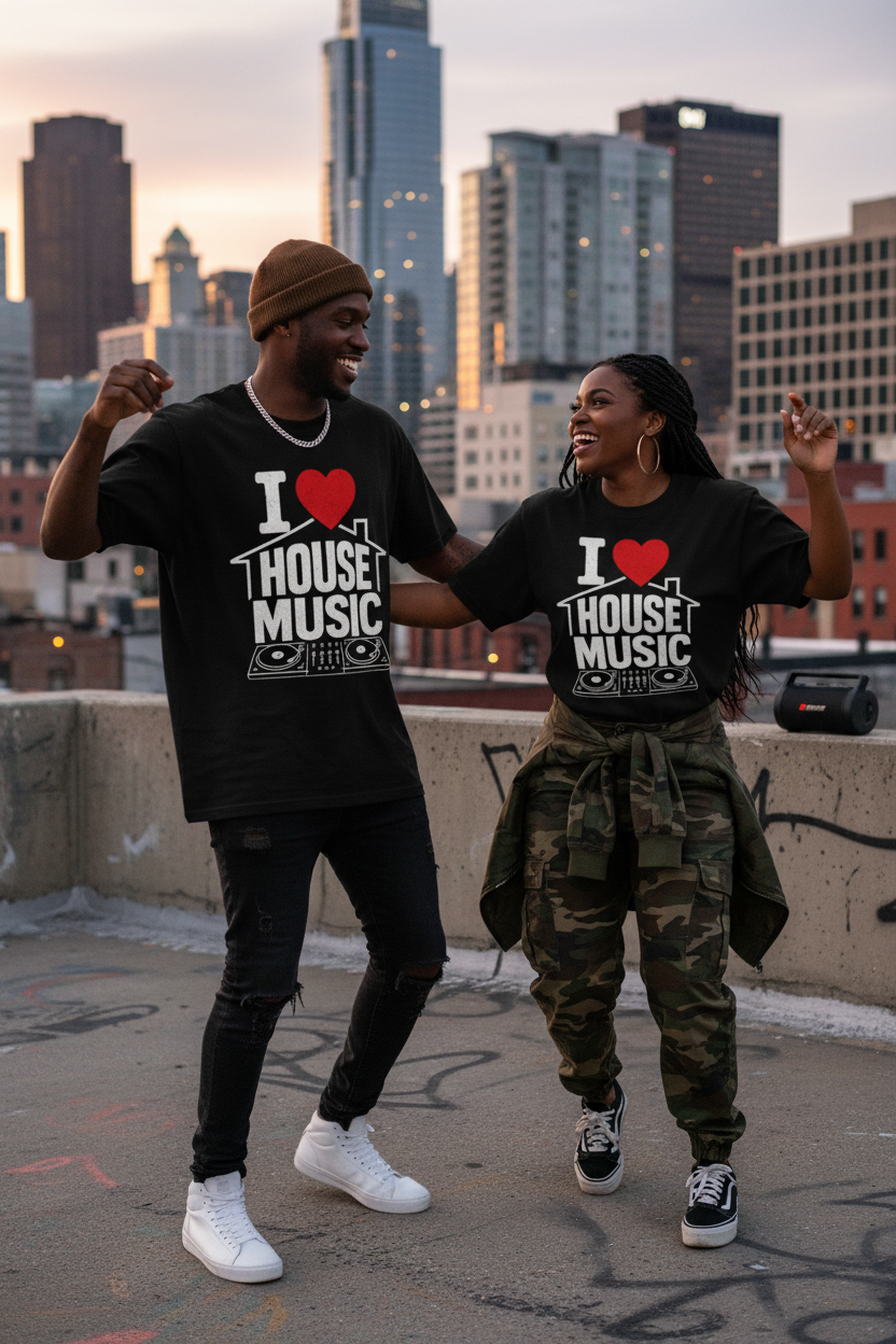 I Love House Music T-Shirt