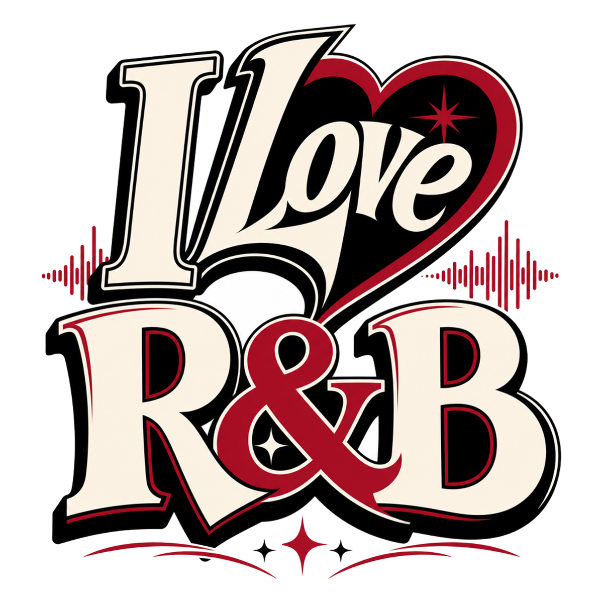 I Love R&B T-Shirt